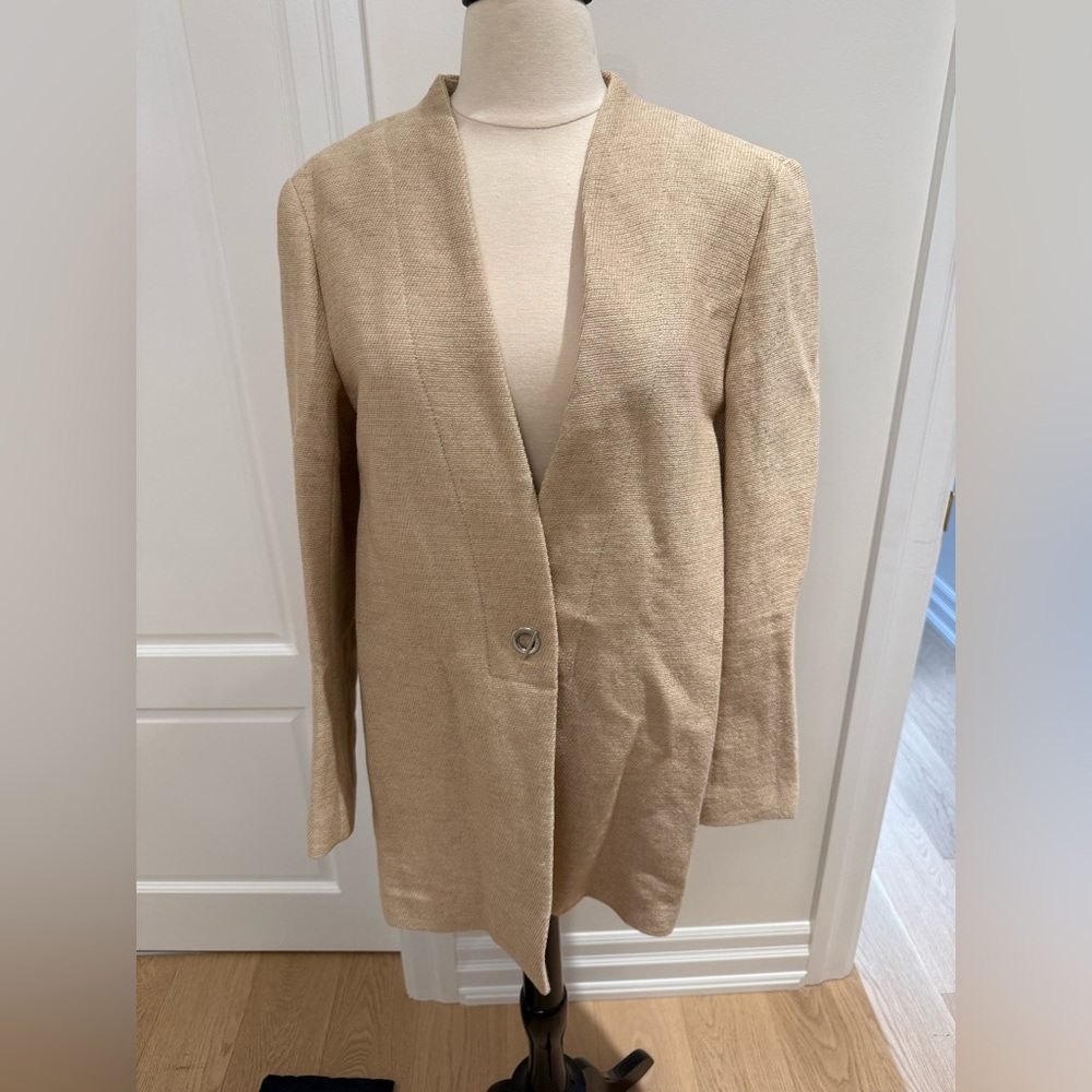 Sandro Tan Blazer Lightweight
